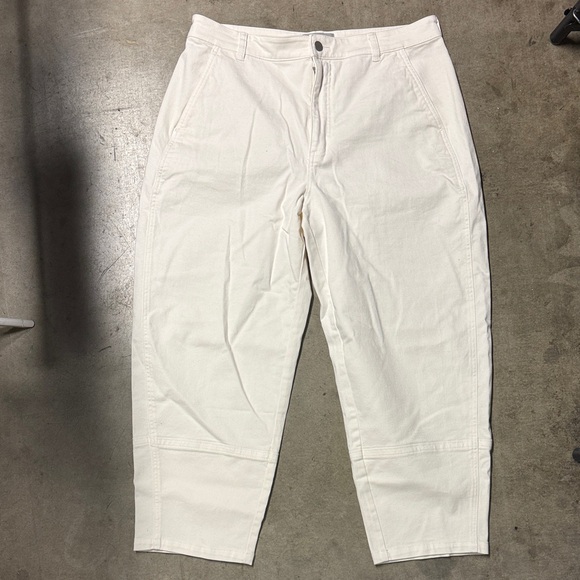 Everlane Denim - Everlane Women's Off-White Boot Cut Jeans